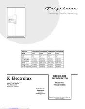 Summary of contents for electrolux refrigerator. Frigidaire Frs6hr35ks0 Manuals Manualslib