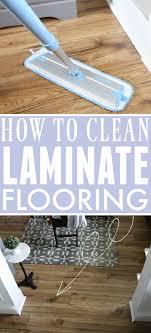 how to clean laminate floors the