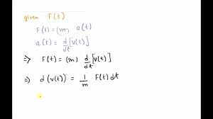 How To Find Final Velocity Given Force
