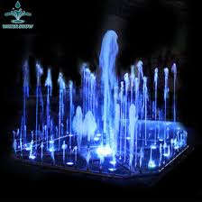 china outdoor garden water features led