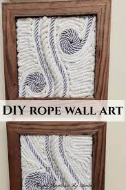 How To Make Simple Rope Wall Art
