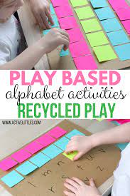 play based alphabet activities for