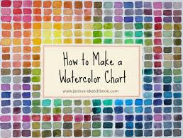How To Make A Watercolor Chart Art Journaling Watercolor