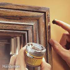 how to fill holes in woodwork how to