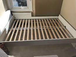 ikea brimnes double bed frame white