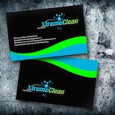 business card design for xtreme carpet