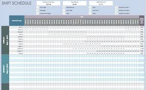 Employee Scheduling Calendar Template Free Schedule Maker Excel For