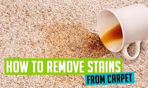 how to remove stains from carpet tips