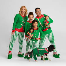 Green Long Sleeve Striped Christmas Family Matching Pajamas