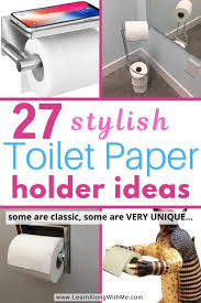 27 Intriguing Toilet Paper Holder Ideas