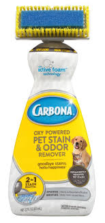 carbona oxy powered pet stain odor