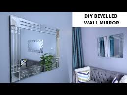 Wall Mirror Using Bevelled Mirror Tiles