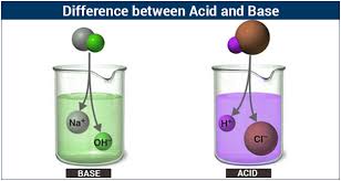 Difference Between Acid And Base In A Tabular Form