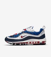 Nike, nike shoes, supreme, supreme shoes. Nike Women S Air Max 98 University Red Obsidian Release Date Nike Snkrs