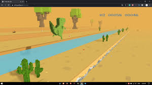 To start the game, just jump (space bar or up arrow). How To Play Google Chrome Dinosaur Game T Rex Runner Game 3d Youtube