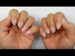 diy hard gel overlay on natural nails