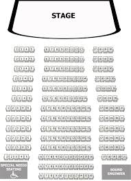 Seating Chart Daytona Playhouse