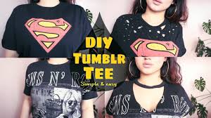 Dont forget to like and subscribe! Diy Distressed Tee Shirt Tumblr Inspired Vishakha Thakur