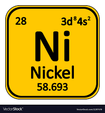 periodic table element nickel icon