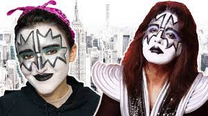 transforming into ace frehley from kiss
