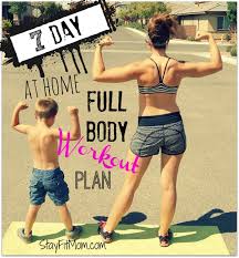 7 day at home full body workout plan