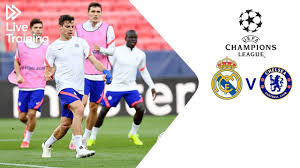 Chelsea coach thomas tuchel is aiming to qualify for his second champions league final in thomas tuchel (left) hopes he can lead chelsea to victory against zinedine zidane's real madrid in. Chelsea Live Training Real Madrid V Chelsea Uefa Champions League Youtube