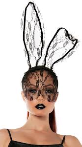 So the bunny ears are always on the bottom. All My Love Lace Bunny Mask Bunny Ears Yandy Com
