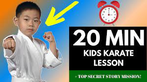 karate cl at home 20 min story