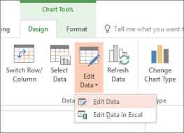 change the data in an existing chart