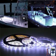 White Led Boat Light Deck Waterproof 12v Bow Trailer Pontoon Lights Kit Marine Ebay