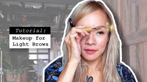 eyebrow tutorial for asian blondes