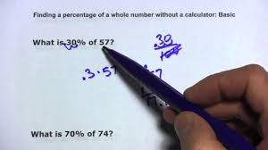 finding a percene of a whole number