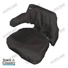 Wrap Around Tractor Seat Cover Black