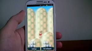 mario live wallaper my android place