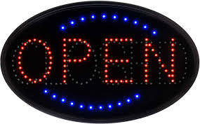 new open closed led sign 23x14 opcls