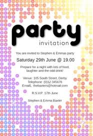 Invitation Invitation To Party Techcommdood Com