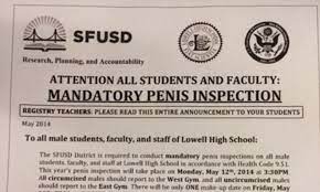 High school suspects seniors pranked school with official penis inspection  letters | Daily Mail Online