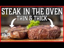 how to cook steak in oven thin