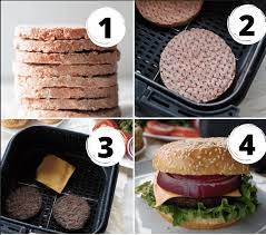 frozen hamburgers in air fryer