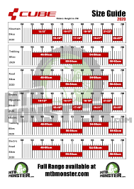 Cube Bikes Size Guide What Size Frame Do I Need