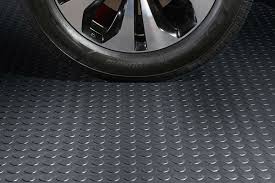 coin pattern garage floor protection