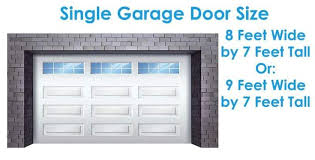 Standard Garage Door Sizes Single