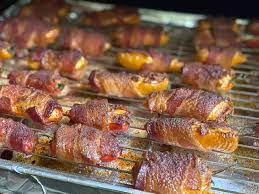 Bacon Wrapped Sweet Peppers On Pellet Grill gambar png