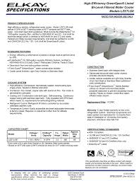Specifications High Efficiency Greenspec Listed Bi Level