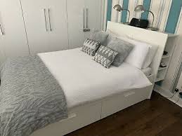 Ikea Brimnes White Double Bed Frame