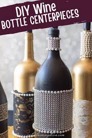 Decorate Wine Bottle Centerpieces