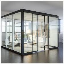 Black Aluminium Sound Proof Glass Cabin