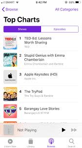 Inspiration Top Charts On Ios By Apple Podcast Ui Garage