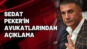 Sedat Peker'in avukatlarından açıklama - YouTube