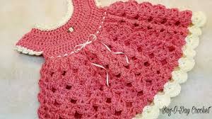 crocheted baby dresses